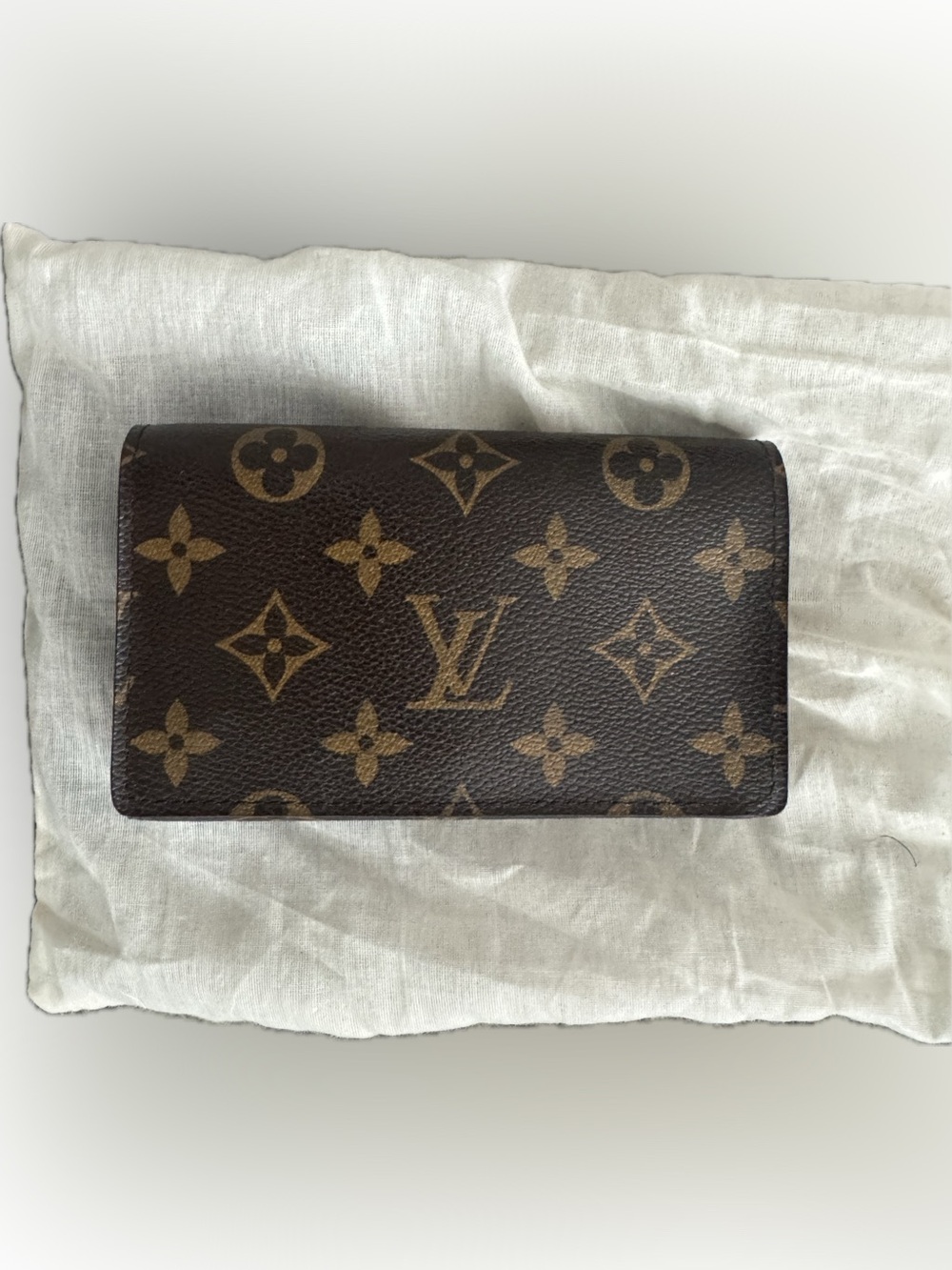 Louis Vuitton Brown Monogram Vintage Tresor Wallet